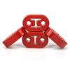 4Pcs UniversalHeavy Duty Rubber Tail Pipe Mount Bracket Exhaust Hanger Car