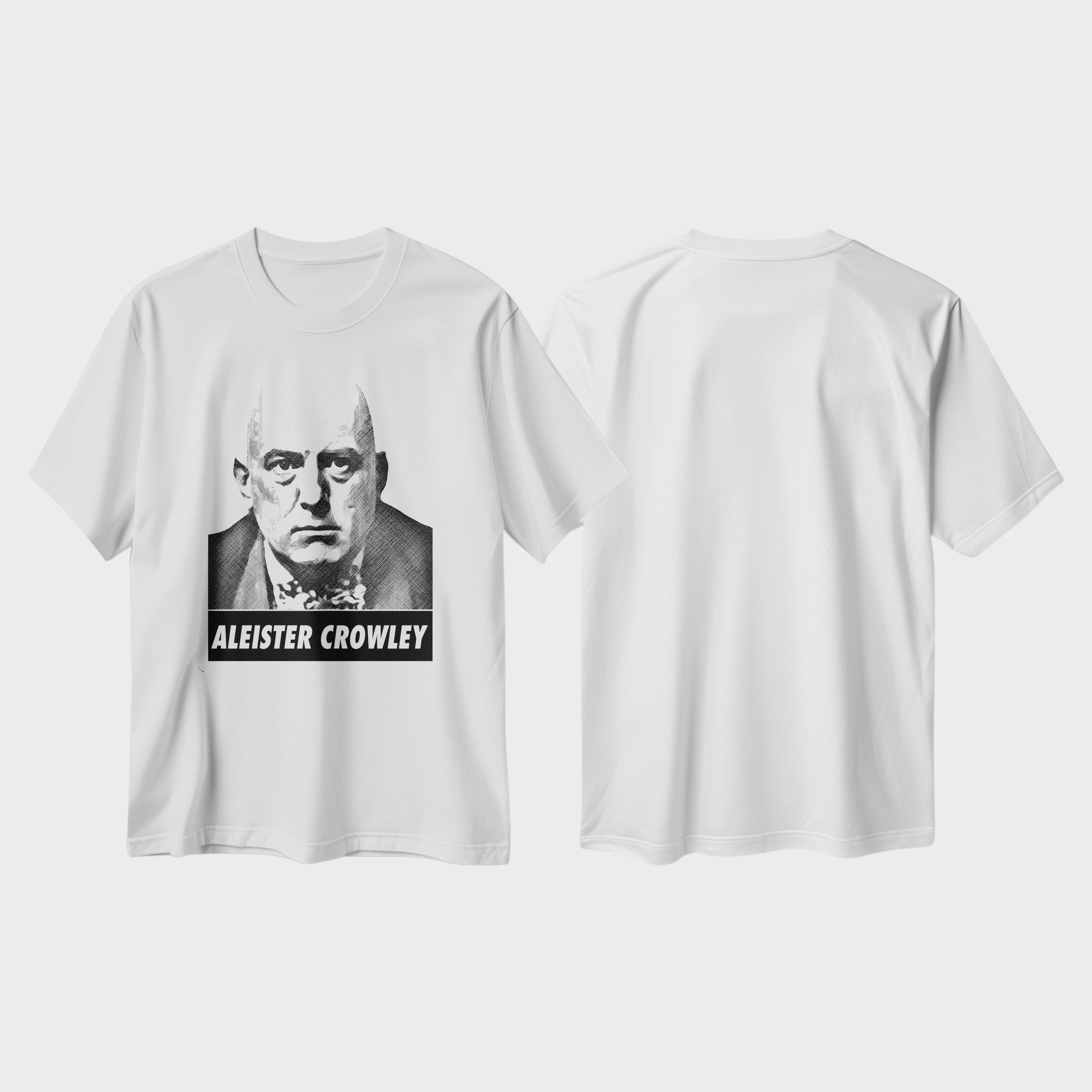 Love Is The Law T-shirt Funny Aleister Crowley Short Sleeve S разноцветный