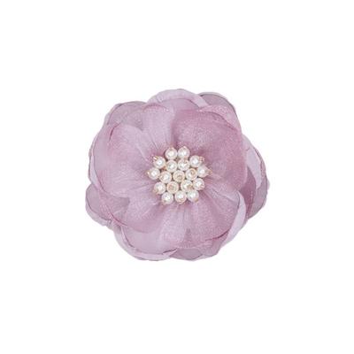 5Pcs Sewing Fabric 3D Chiffon Flower Chiffon DIY Artificial Flower Handmade Shoes Decor DIY Sewing Applique