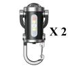 LED Portable Keychain Mini Flashlight Multifunctional Floodlight with Hook Suitable for Hiking, Reading, Fishing, Camping, and Emergency Use