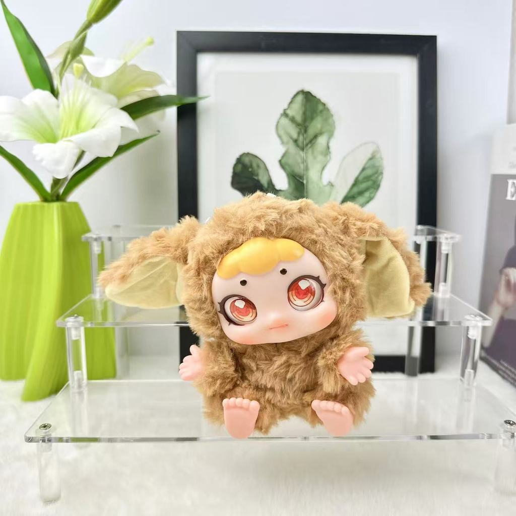 Baby Three Plush Rabbit Keychain With Pp Cotton Filling For Kids And Adults