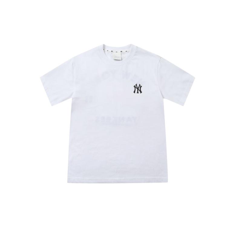 New MLB New York Yankees T Shirts Unisex White 31TSC9131-50W