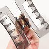 Women Hair Claw Anti-slip Teeth Strong Grip Shark Hair Clip Large Size Back Head Hair Clamp Hair Accessories