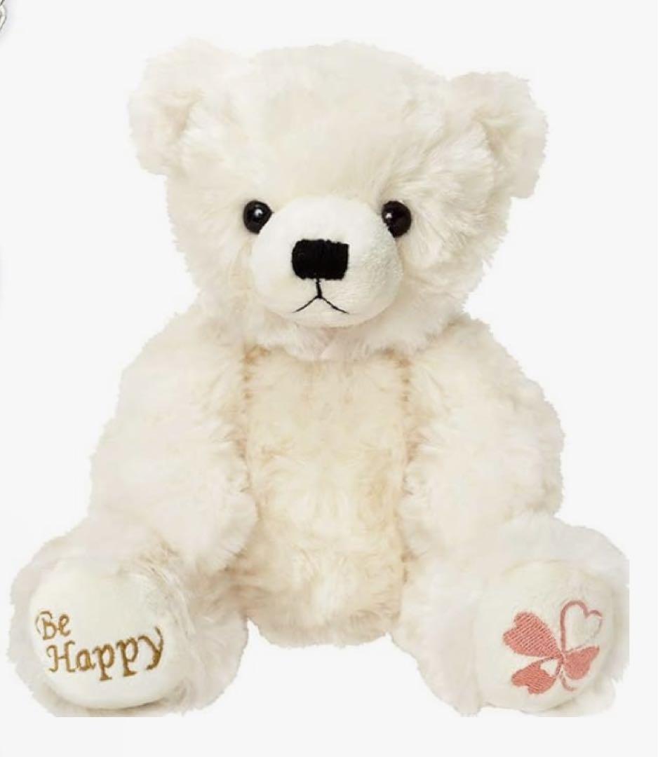

[USED] Happy Teddy Bear Jewelry Box White