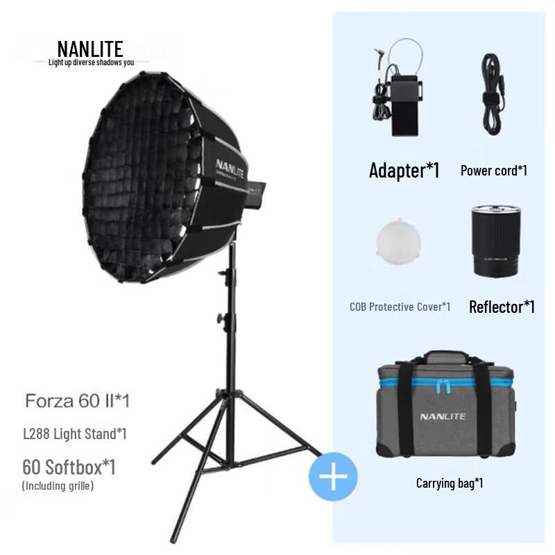 Nanguang Forza 60 II LED Photography Light Kit