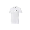 Embroidered Logo Round Neck Short Sleeve T-Shirt Men Tops White 834479-02