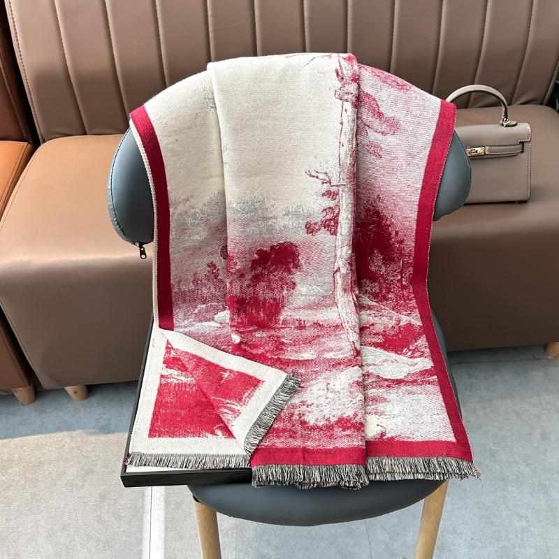 Autumn and winter retro scarf women's new temperament high sense imitation cashmere scarf versatile warm shawl