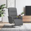VidaXL Reclining Massage Armchair and Footrest, Chair with Adjustable Backrest, Seat with Armrests Living Room, 356574
