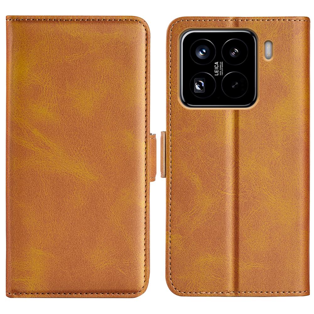 For Xiaomi 15 Pro Stand Case Calf Texture Leather Wallet Phone Cover