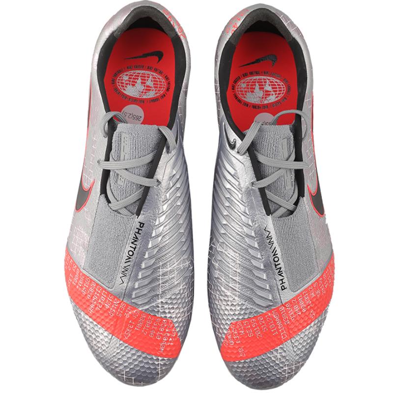Nike Phantom Venom Elite Ag Pro 'Metallic Bomber Grey Laser Crimson' Sneakers AO0576-906
