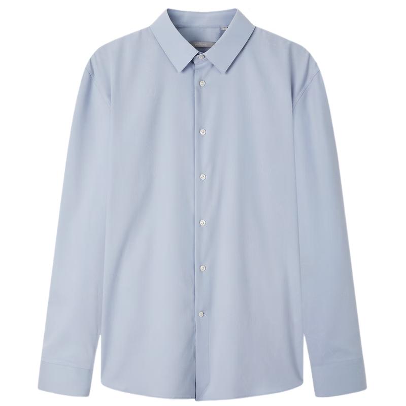 Jiumuwang Men s Moisture-Wicking Jacquard Dress Shirt 170/88A