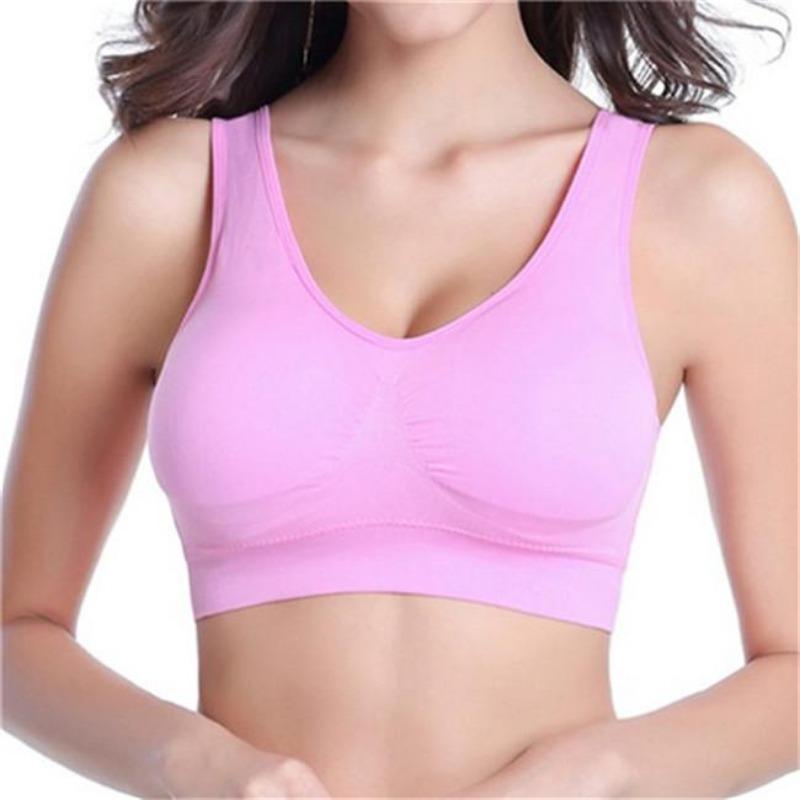 Reggiseno sportivo Reggiseno regolabile senza cuciture di grandi dimensioni Reggiseno superiore Comodo intimo assorbente del sudore
