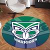 New Zealand Warriors (14) Round Office Rug Decorative Floor Rug for Office Bedroom Living Room and Home Space