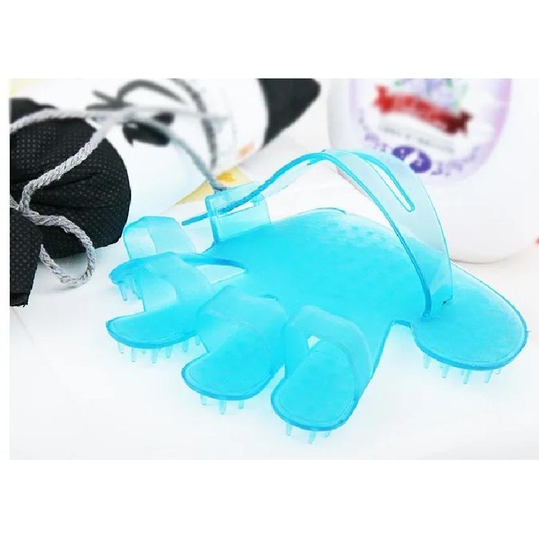 Portable Hair Cleaning Shampoo Massager Brush Scalp Comb Head Massage Pet Shower Body Silicone Cleansing Stress Relax