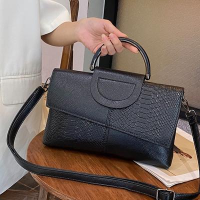 Luxusní design PU kůže Ženy Crossbody kabelky Kabelky Peněženka pro ženy Velkokapacitní taška přes rameno z měkké obálky