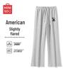 MINISO Men's Heavyweight Flared Casual Sports Pants