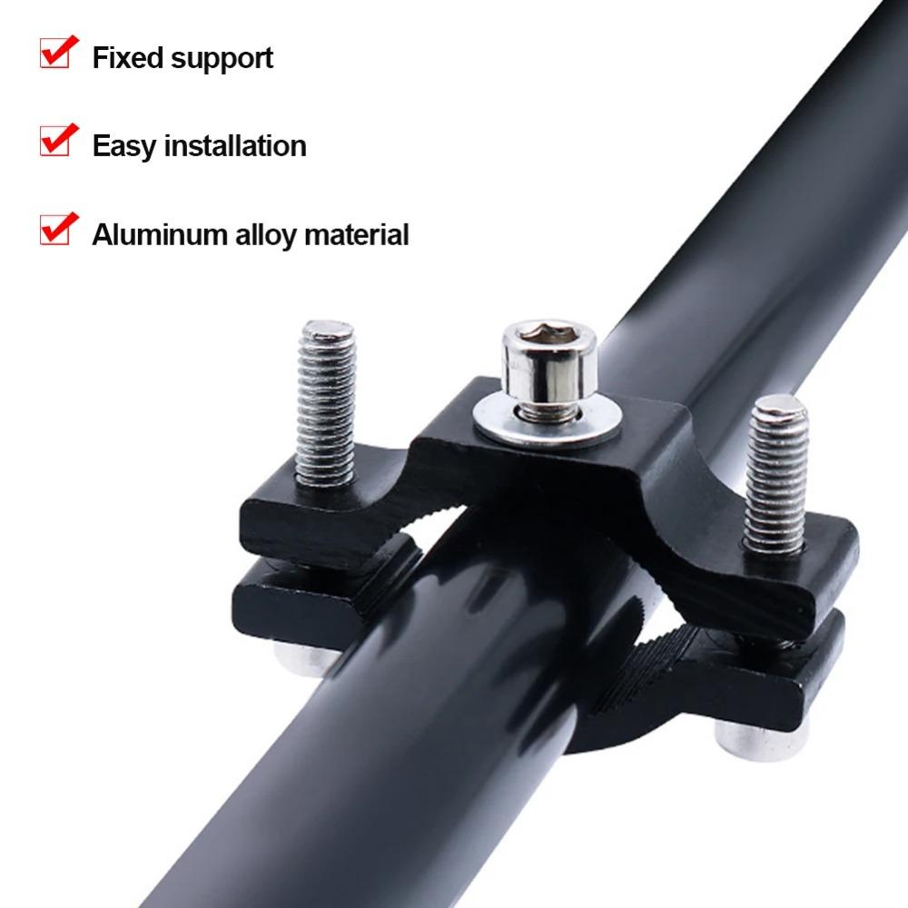 Motorcycle Handlebar Screw Cycling Clip Clamp Bike Flashlight Torch Mount LED Head Front Light Holder Clip Bicycle Accessories