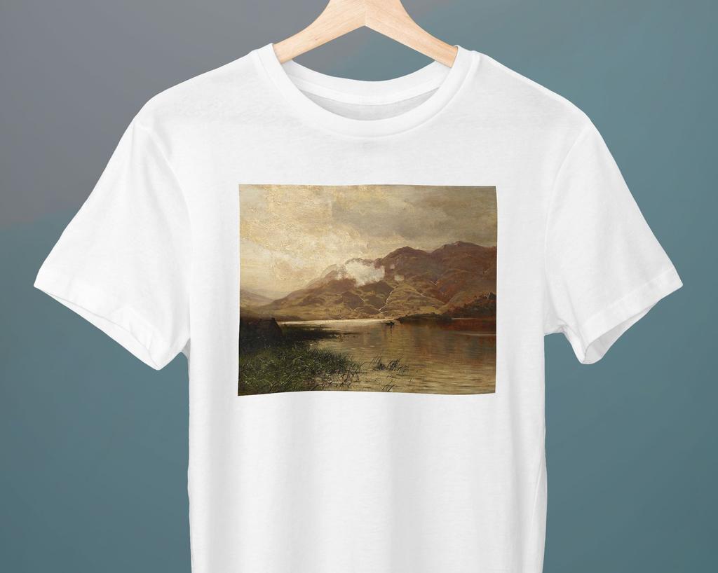 Loch Lomond, Arthur Parton Painting, Unisex T-Shirt, Art T-Shirt, Gift for Her, Gift for Him, Art Lover Gift