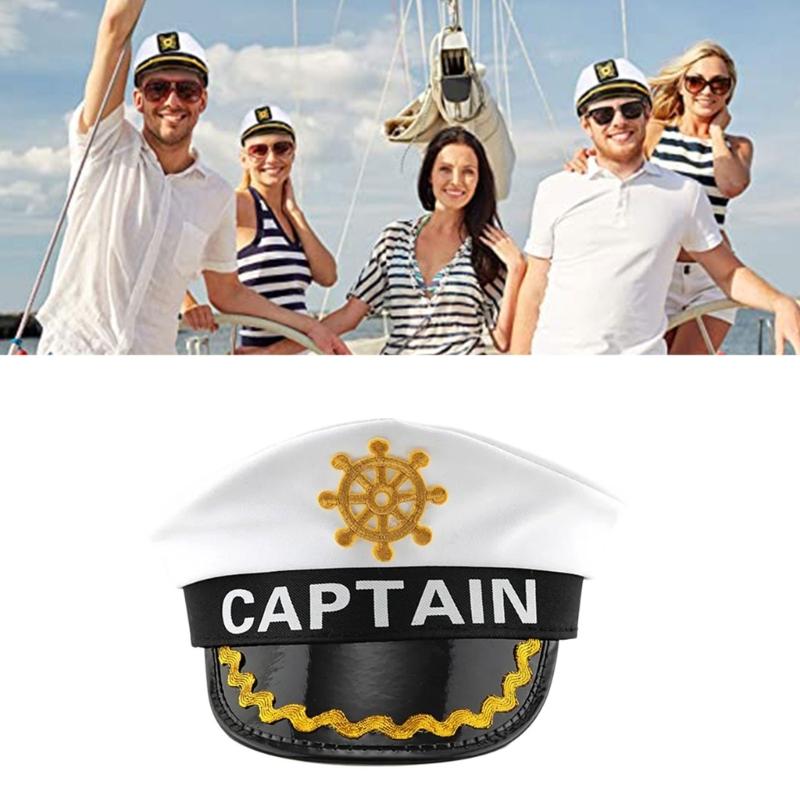 Bachelorettes Party Captain Hat Pilot Hat Sailor Hat Adult Cosplay Costume Hat