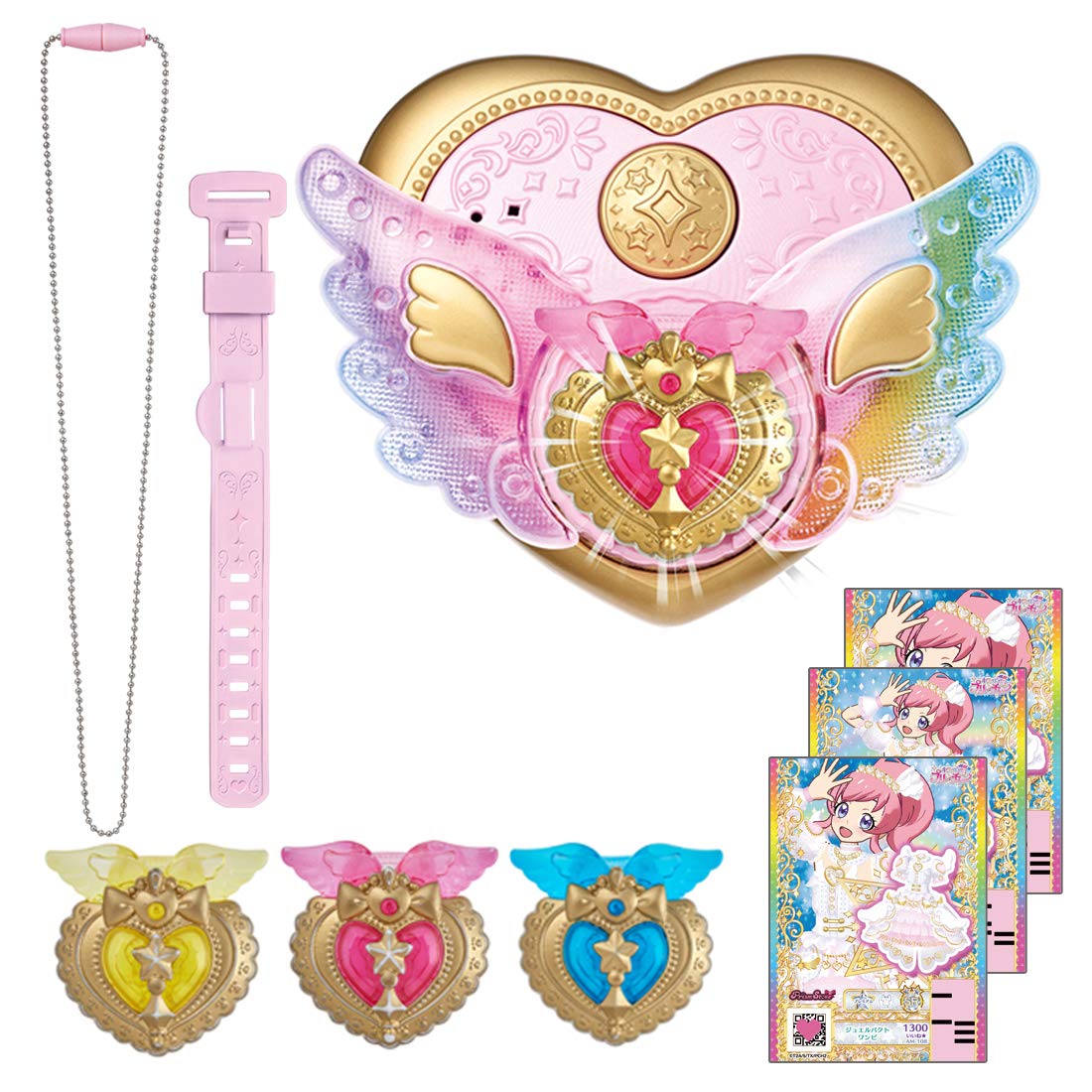 

Takara Tomy Arts Kiratto Jewel Pact Sherbet Pink DX Set PuriChan розовый