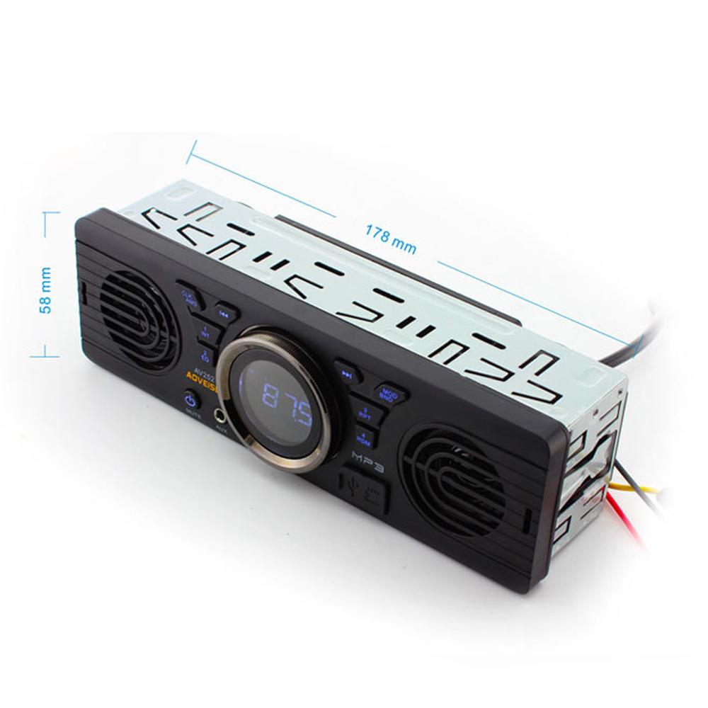 12.0V Car Secure Digital Memory Card MP3 Audio Electric Car Radio With Loudspeaker BT Host Speaker