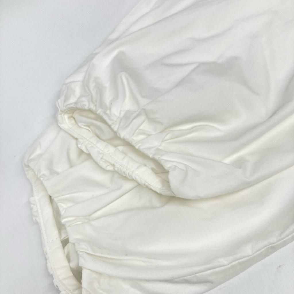 DRAWER 22 White Cotton Frill Collar Blouse Tops 36 whiteUsed