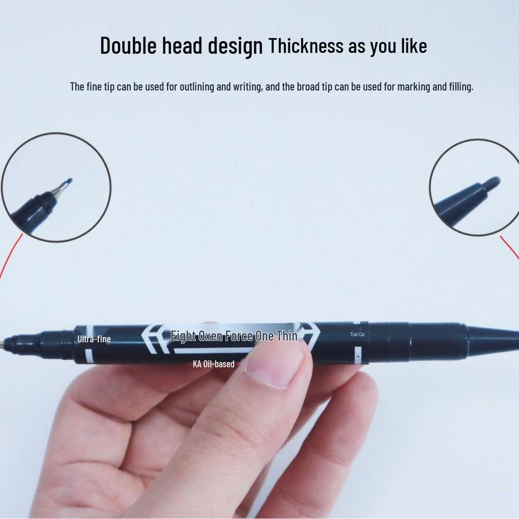 High-Quality Large Capacity Dual-Tip Oil-Based Art Marker Pen