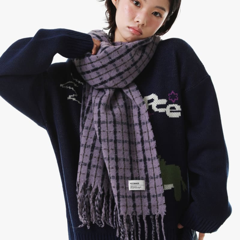 PIECEMAKER GRID CHECK MUFFLER (4COLORS)