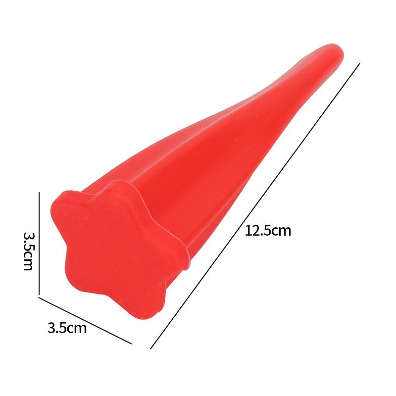 

1/4/8Pcs Ice Popsicle Mold Silicone Popsicles Molds Reusable BPA Free Freezer Tubes Popsicle Maker with Lids DIY Ice Cream Tools 1PC червоний