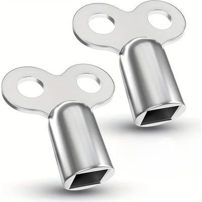 Langlebige Entlüftungsschlüssel aus Zinklegierung | Passend für Heizkörper-Entlüftungsventile | Hochwertig mit EU-Standard-Anschlussgewinde | Ideal für Sanitärinstallationen