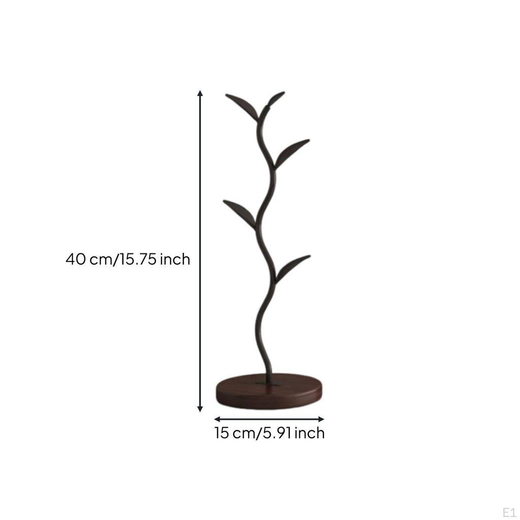 Tree Shaped Cup Holder Creative Design Countertop Mug MultiFunctional Stand Entryway,
