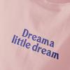 Women's Letter Print Loose Fit Round Neck T-shirt