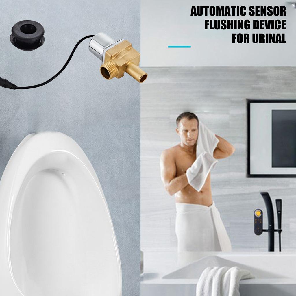 Automatic Sensors Urinals Flushers With Electromagnetic Flush Valves for Efficient Water Saving In Public Restrooms