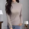 Autumn Winter Casual Loose Semi-turtleneck Pullover Women Sweater Knitting Solid Color Long Sleeve Tops Fashion Elegant Basic Clothing