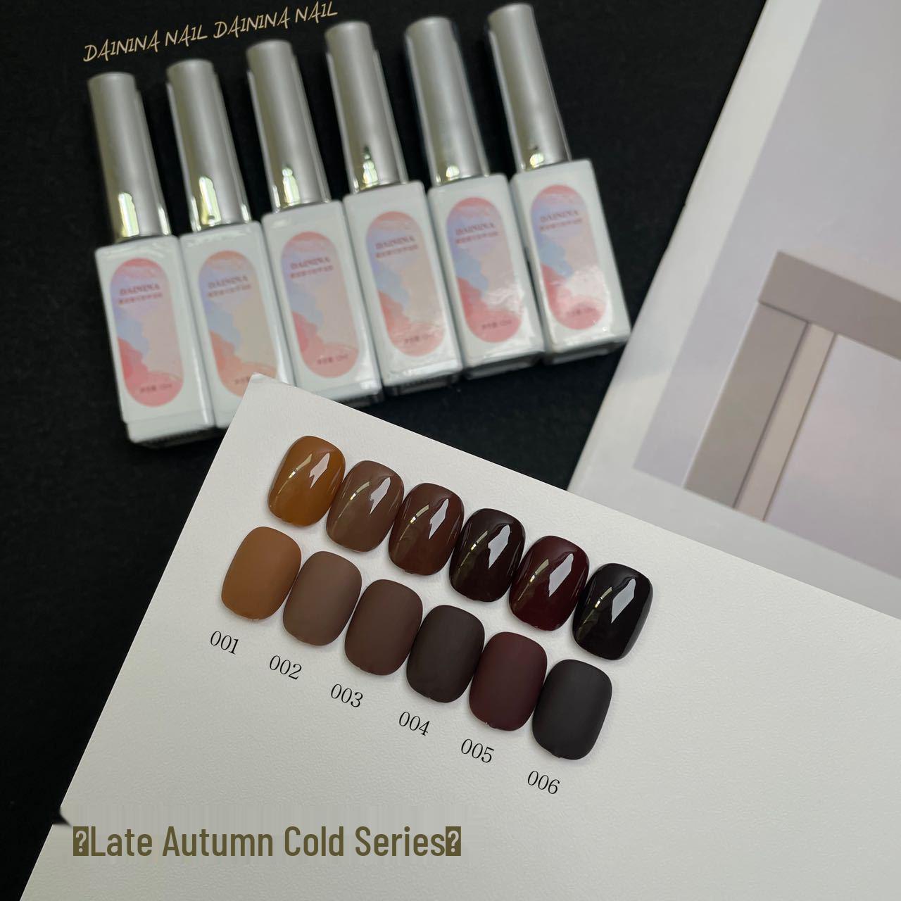 

Daina 2025 A/W 6-Color Nude Gel Nail Polish Set