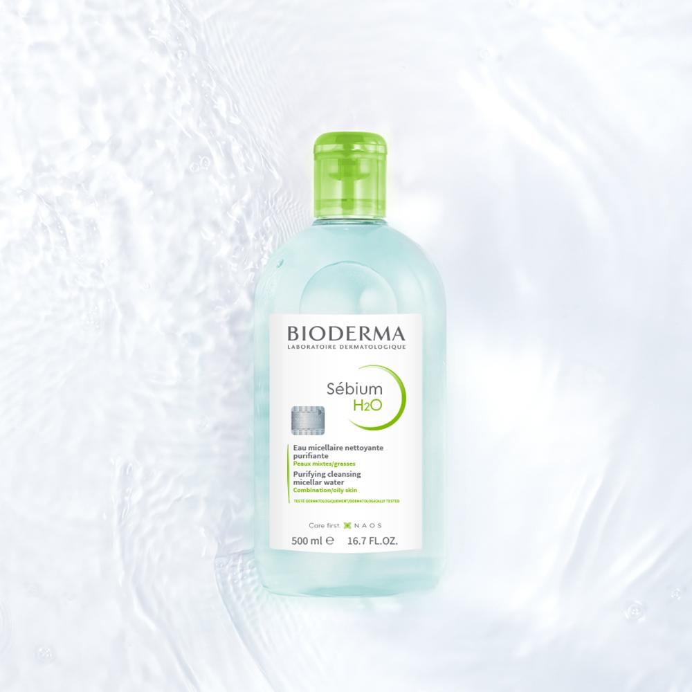[Bioderma] Sebium H2O Purifying Micellar Water 500ml + 100ml Set