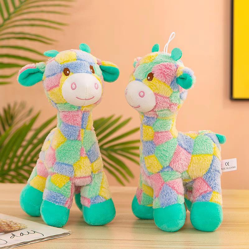 1 Cute Colorful Deer Design - Pet Doll Plush Toy, Fun Cat Toy Interactive Release Pet Training Toy, Pet Toy Supplies