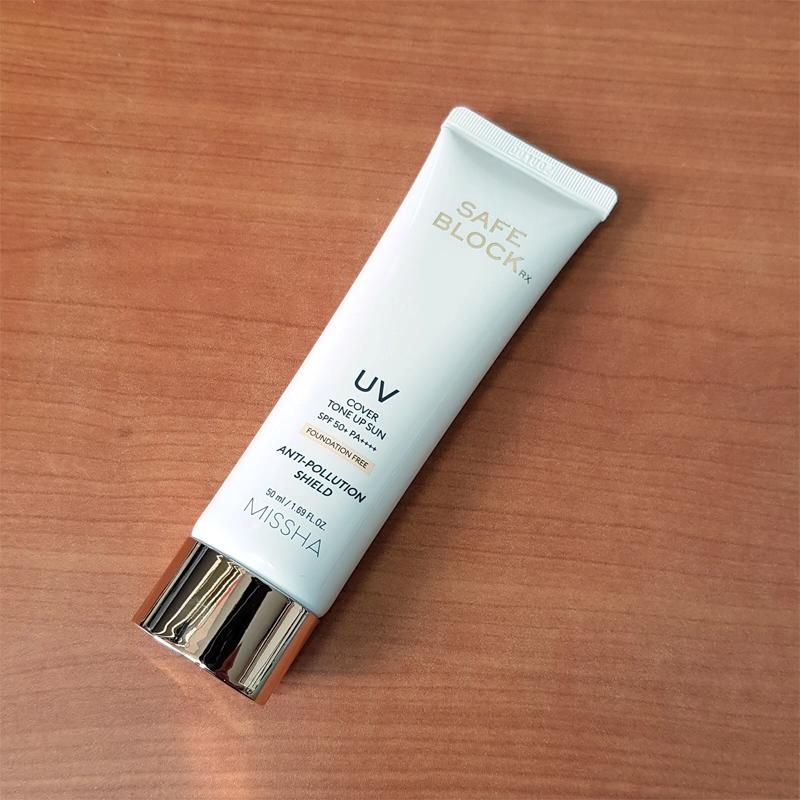 MISSHA Safe Block RX UV Cover Tone Up Sun SPF 50+ PA+++ 50ml