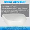Car Side Mirror Cover Cap White Rearview Mirror Caps For Toyota Camry 2018