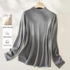 IHIMI Women's Half-High Neck Knit Top