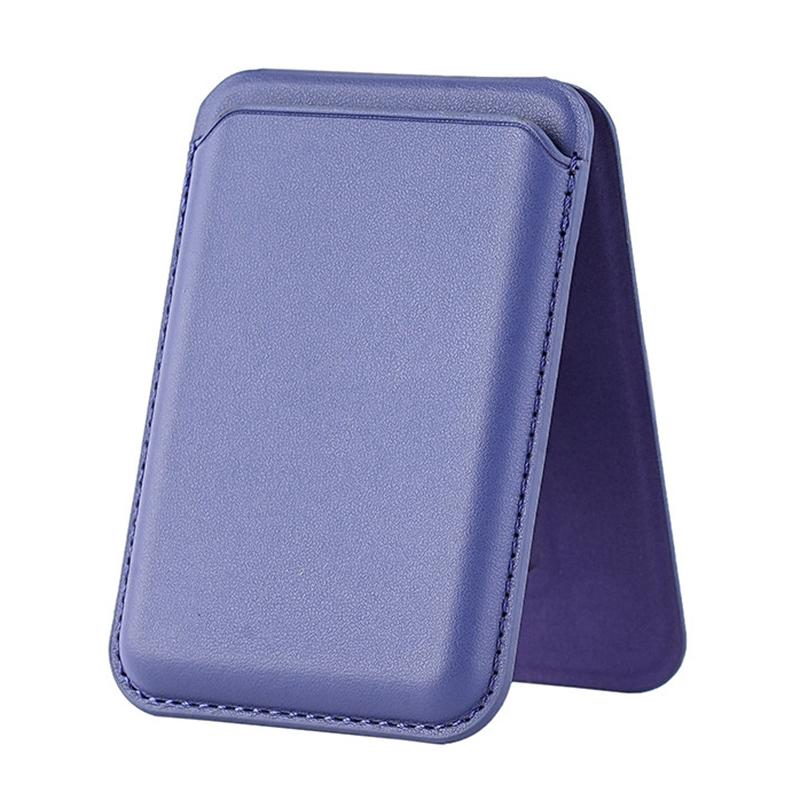 Magnetic For Magsafe Leather Wallet Card Holder For Iphone 16 15 14 13 Pro Max Hide Phone Stand Bank Id Card Holder Pocket Cover