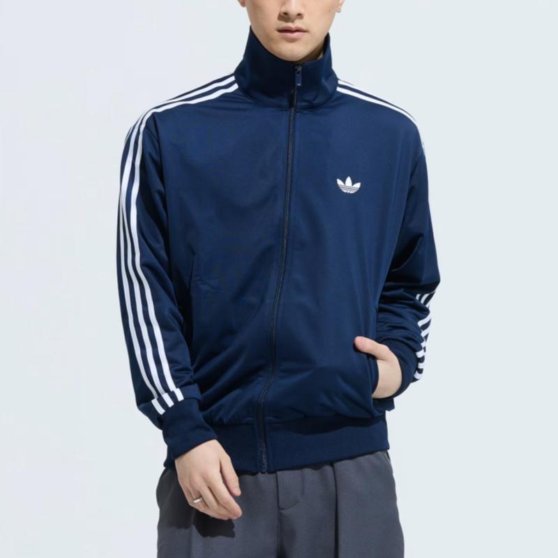 adidas Originals Firebird Adicolor Serie Sportiva Giacca a Strisce Comoda Vestibilità Larga Giacca Unisex KD8313