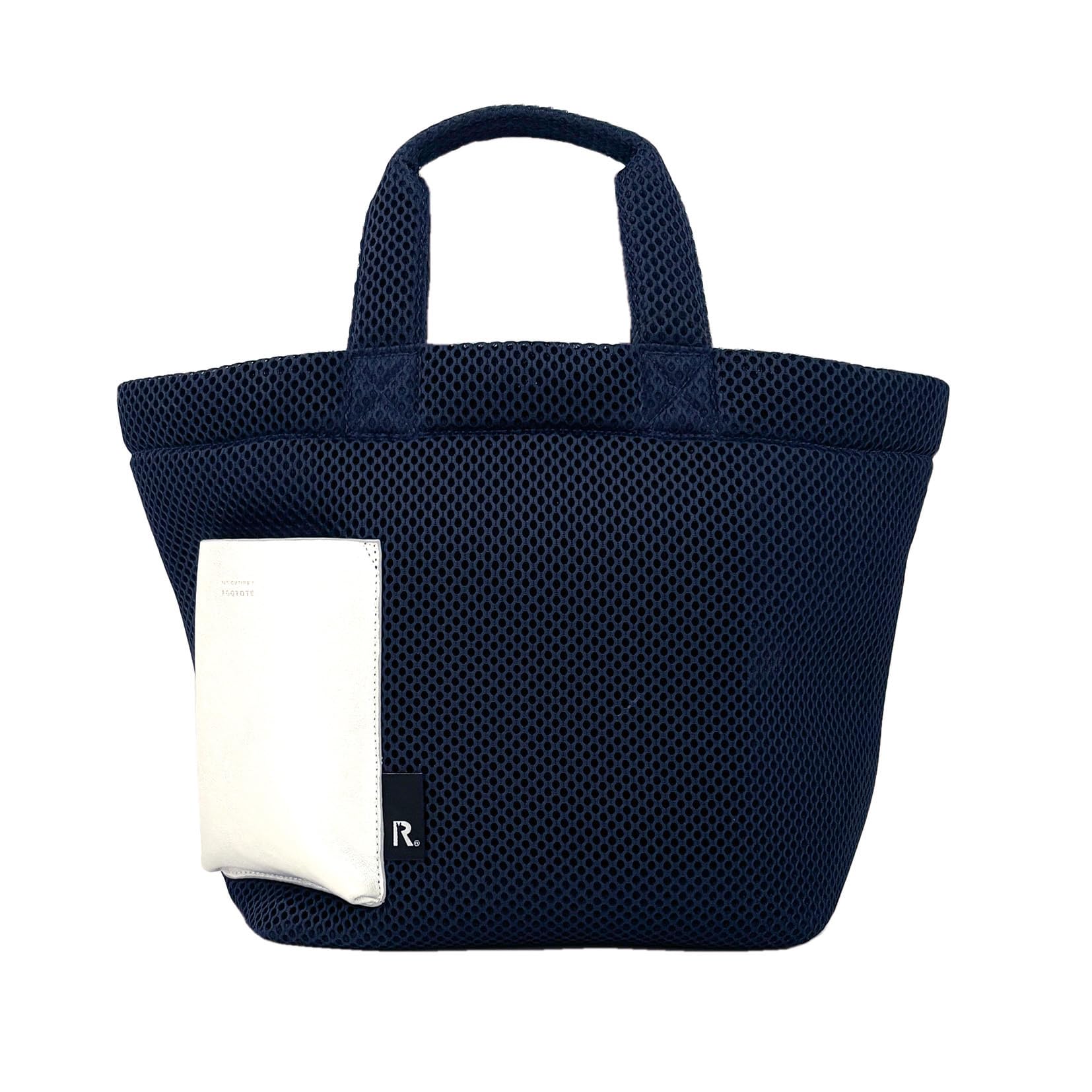 

Deli Fluffy Horizontal Tote Bag Lightweight 1040 01 Navy [Rootote] SN.Deli.Wafer-B Women s