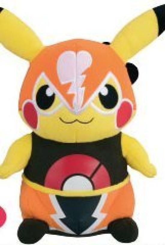 

Banpresto Tournament Огромная плюшевая игрушка Пикачу в маске Pokkén