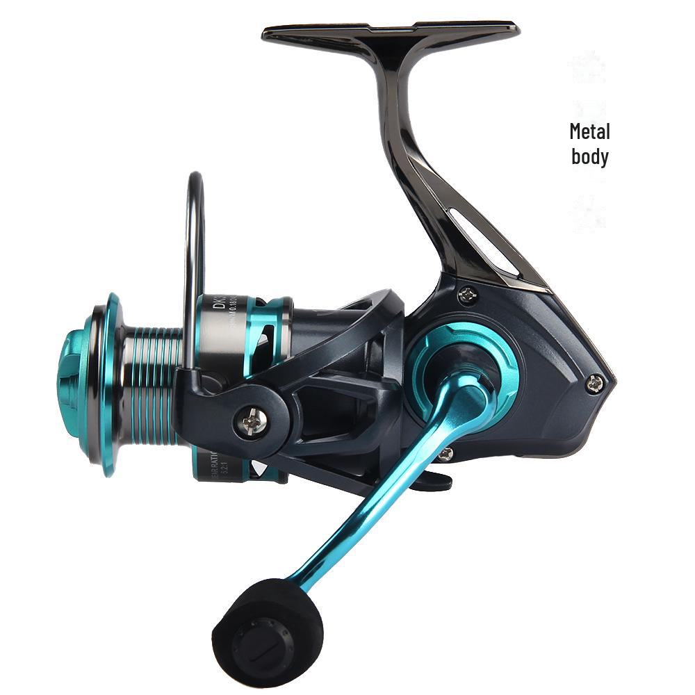 

Haoton Черная Полностью Металлическая Спиннинговая Рыболовная Катушка для Морского Удилища, Луя, Микро Рыбы - Большая Катушка DK