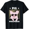 Pig Whisperer Funny Pig Design Hog Farmer T-Shirt