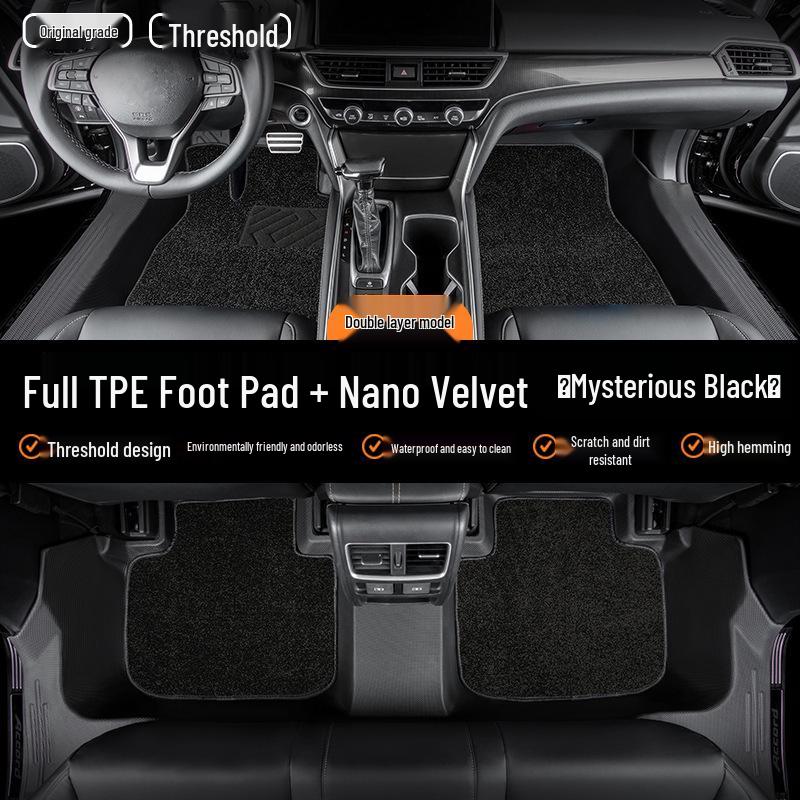 TPE Car Floor Mats for Buick Regal, LaCrosse, Encore, Excelle GT, Verano - Full Coverage