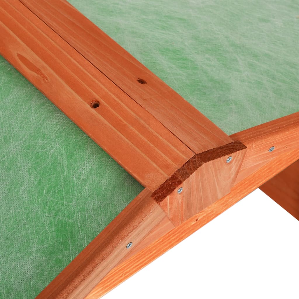 Vidaxl Garage per Tosaerba Robotico, 72X87X50, Legno Massello di Abete