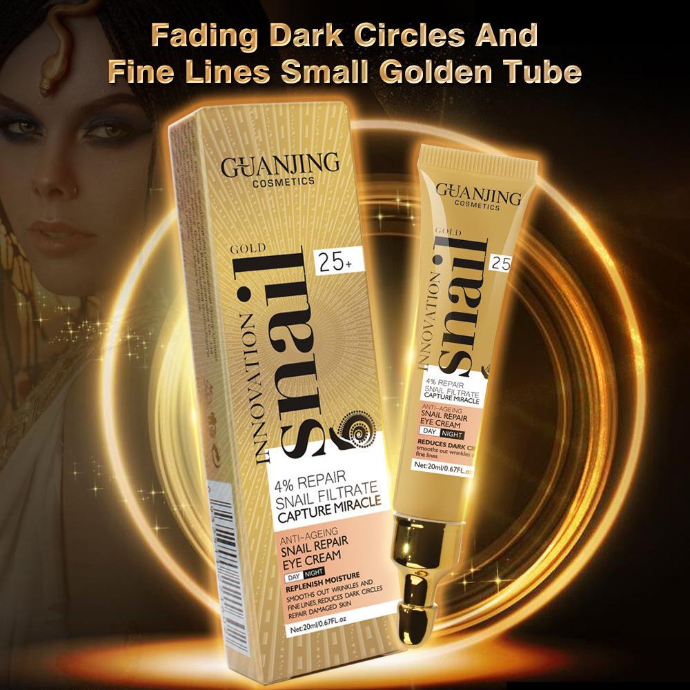 Snail Eye Cream for Dark Circles Fine Lines Moisturizing Lightening Nourishing Eye Treatment