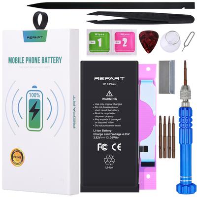 REPART Battery for Apple iPhone 8 Plus A1864 - Increased Capacity 3420 mAh